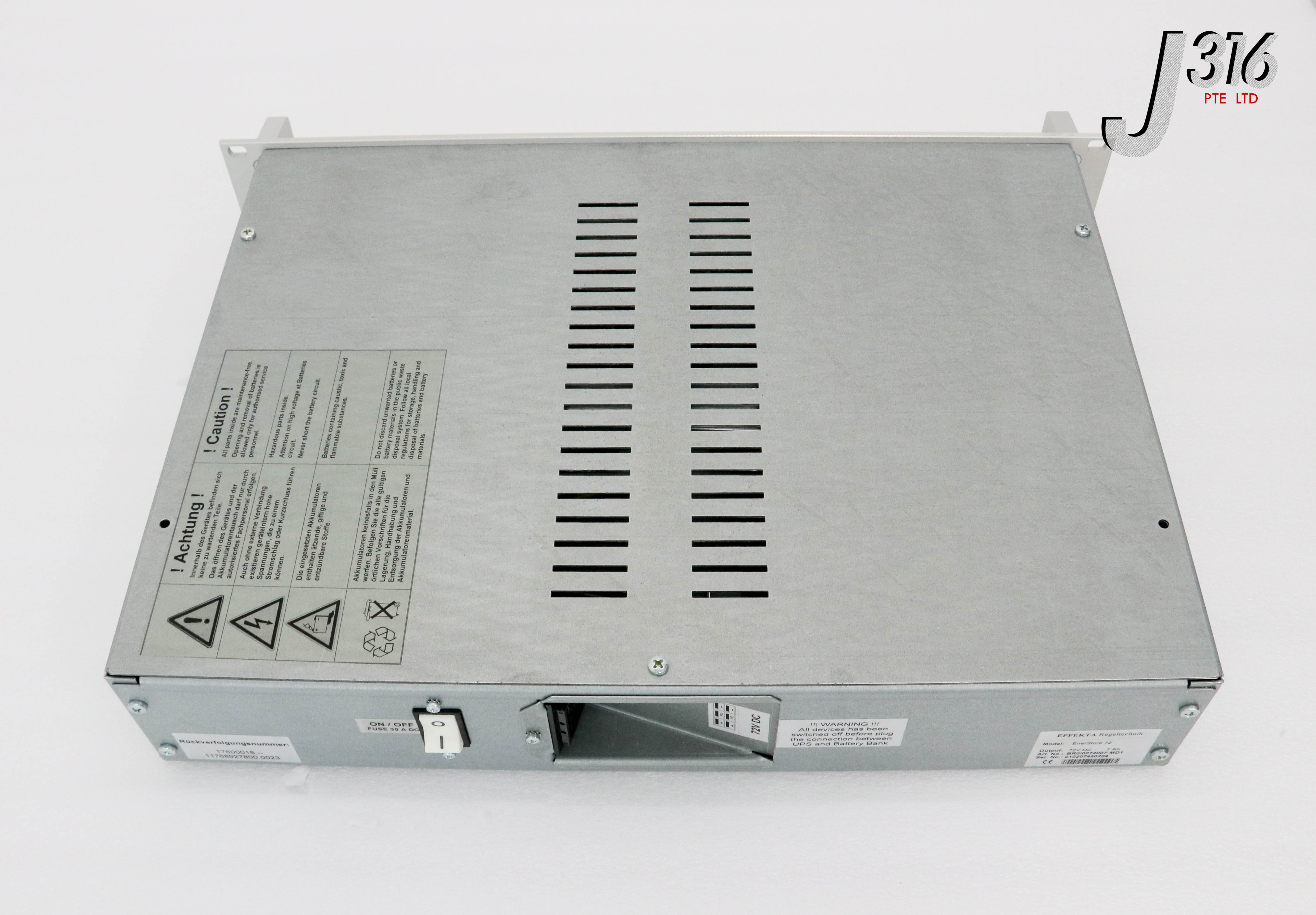25914 EFFEKTA 19'' SPECIAL UNIT ABK BATTERY PACK (NEW) ENERSTORE